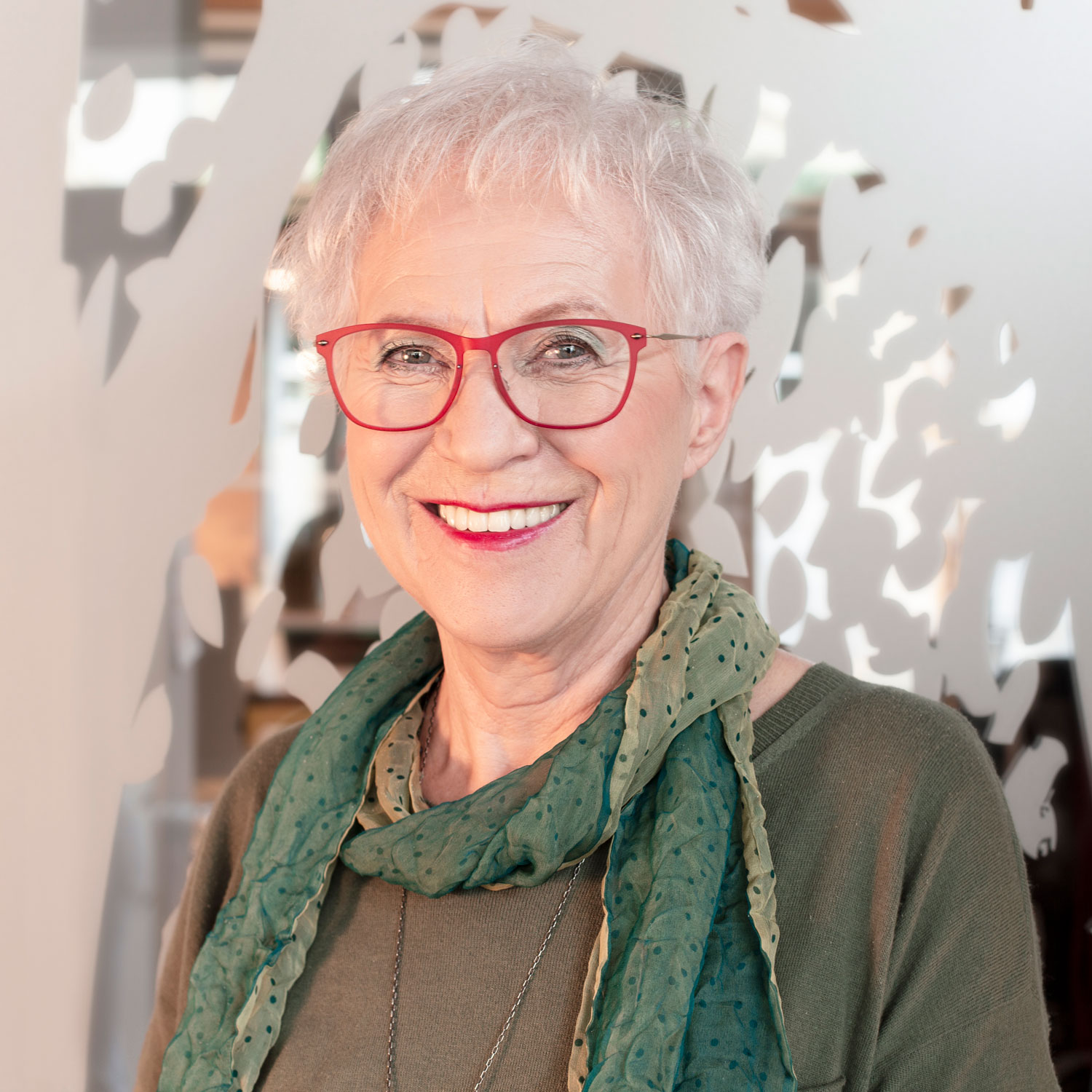 Porträtaufnahme von Irmgard Silberbaur, Geschäftsführerin